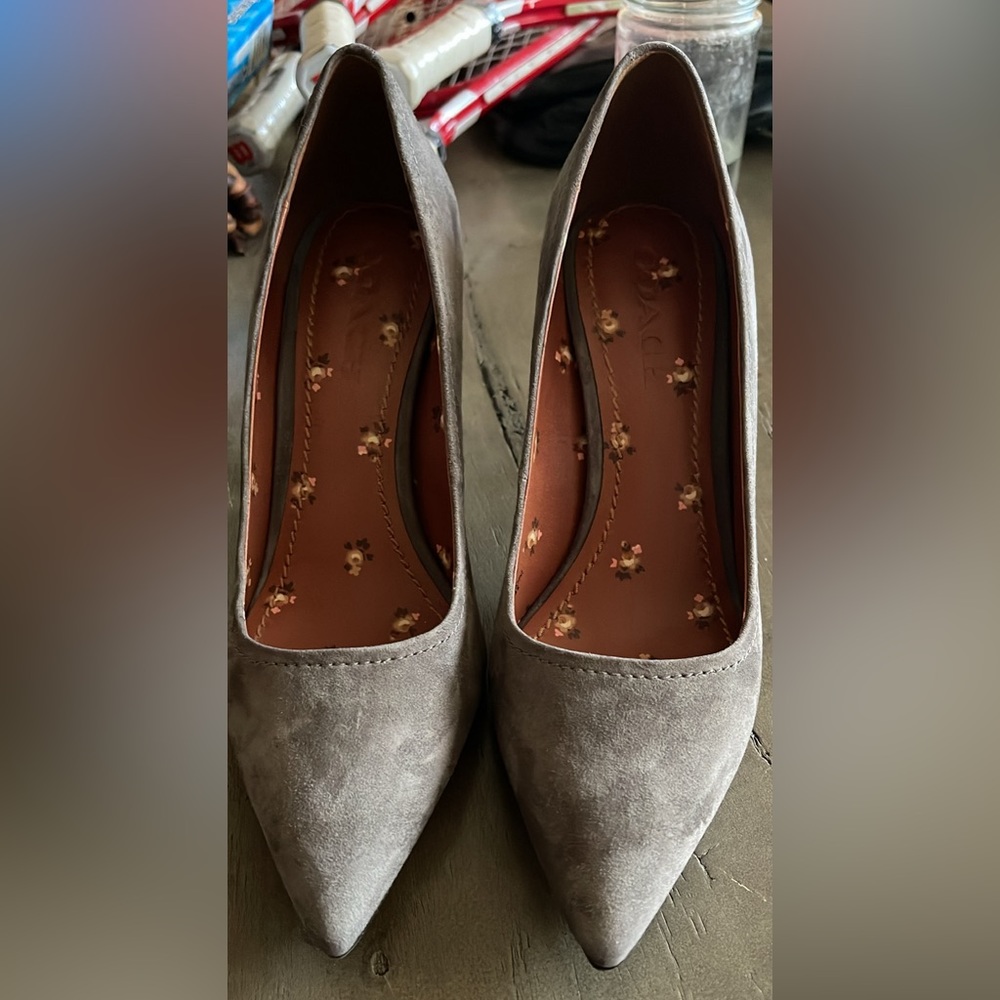 Women’s Suede Coach Heels
